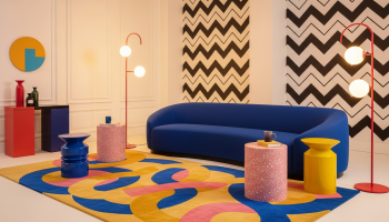 El estilo Memphis: Formas geométricas y colores atrevidos para tu casa.
