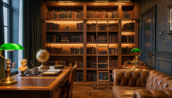 Estilo Dark Academia: La decoración de bibliotecas antiguas para tu casa. Estilo Dark Academia: La decoración de bibliotecas antiguas para tu casa.