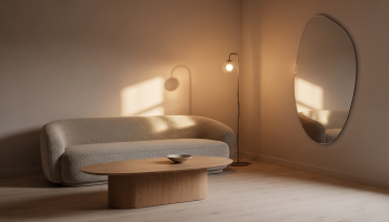 El futuro es curvo: La tendencia en muebles con formas orgánicas.