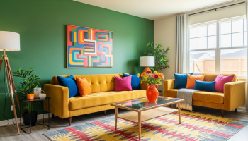 Dopamine Decor: Decora con colores vibrantes para un chute de energía.